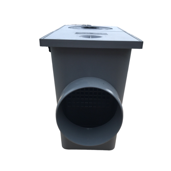 Regensinkkasten Grau fi 50-110mm Dachrinnenablauf Regenablauf